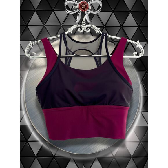 lululemon athletica Tops - Lululemon Double Tap II Mesh Strappy Sports Bra Adobe W2AJYS 8